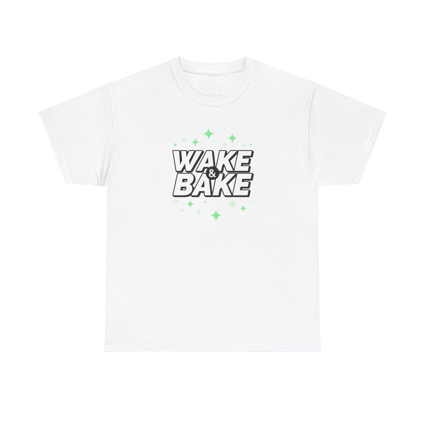 "Wake & Bake" Unisex Heavy Cotton Tee