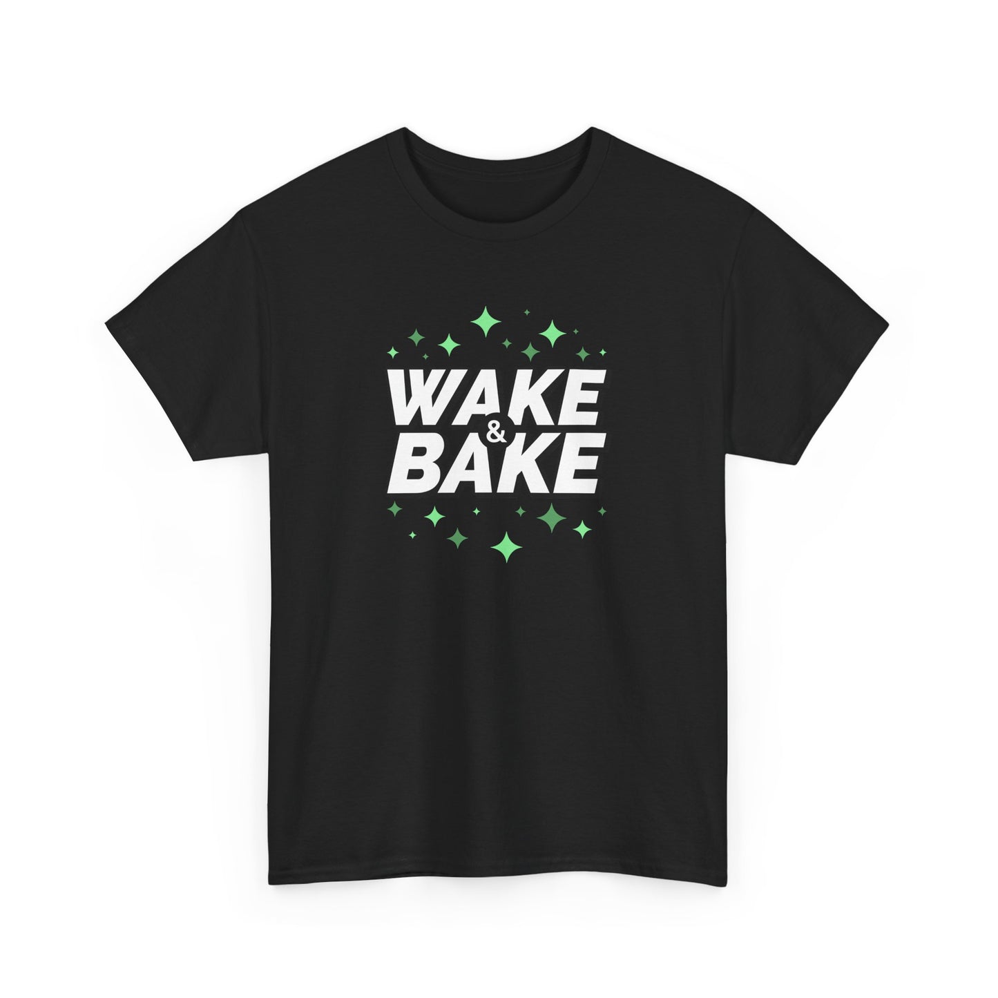 "Wake & Bake" Unisex Heavy Cotton Tee