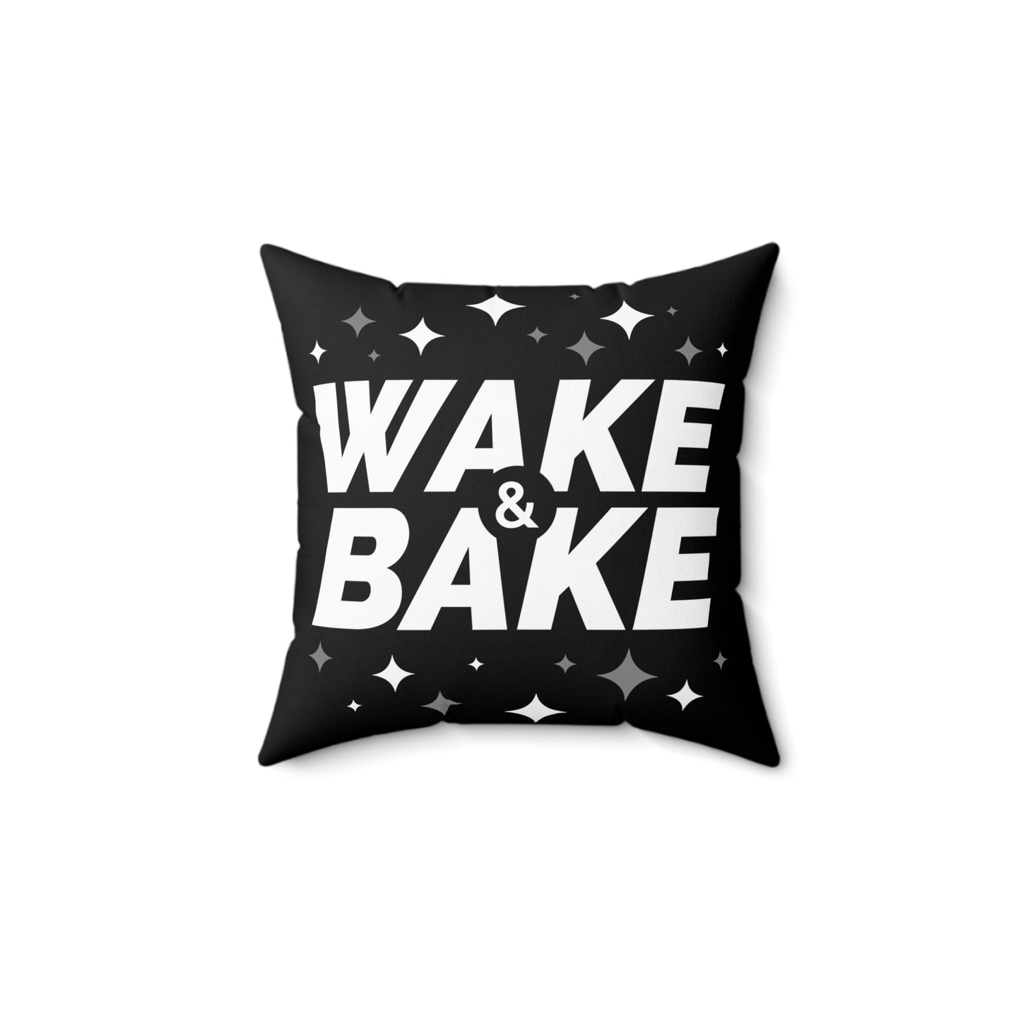 "Wake and Bake" Square Pillow