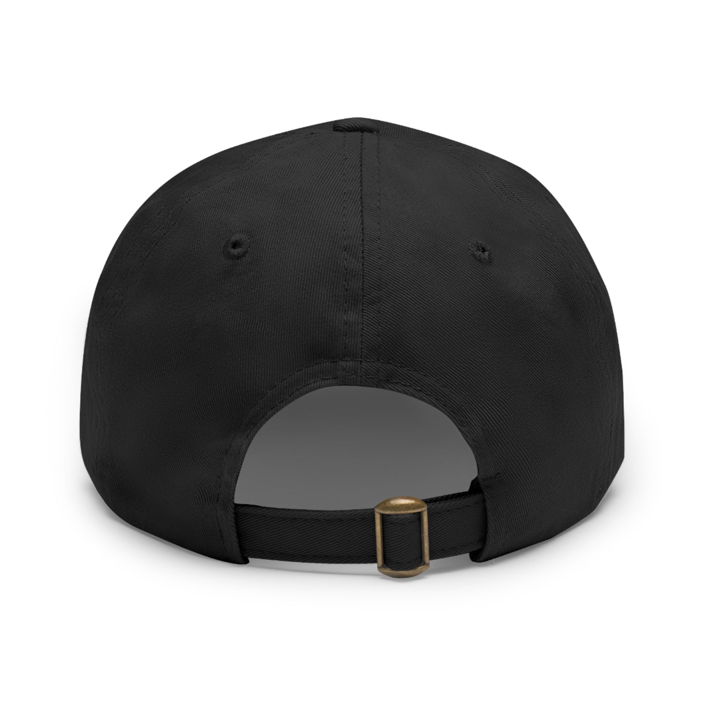 "Wake&Bake" Dad Hat with Leather Patch (Rectangle)