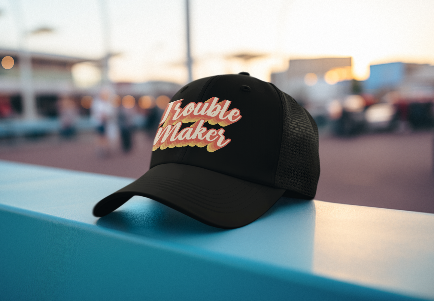"Trouble Maker" Trucker Retro Hat