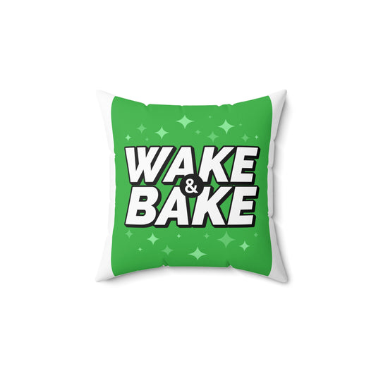 Wake & Bake Square Pillow