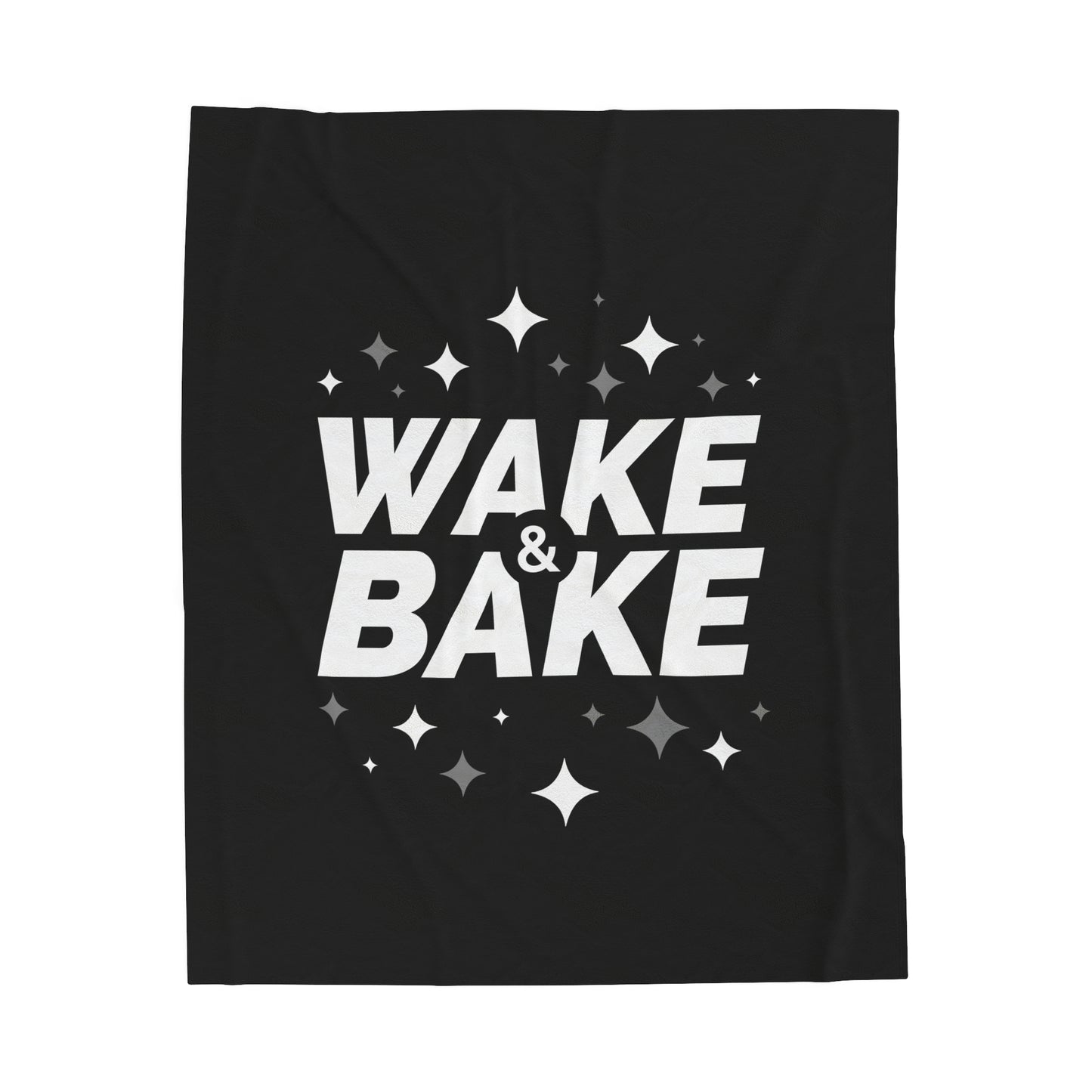 "Wake & Bake" Velveteen Plush Blanket
