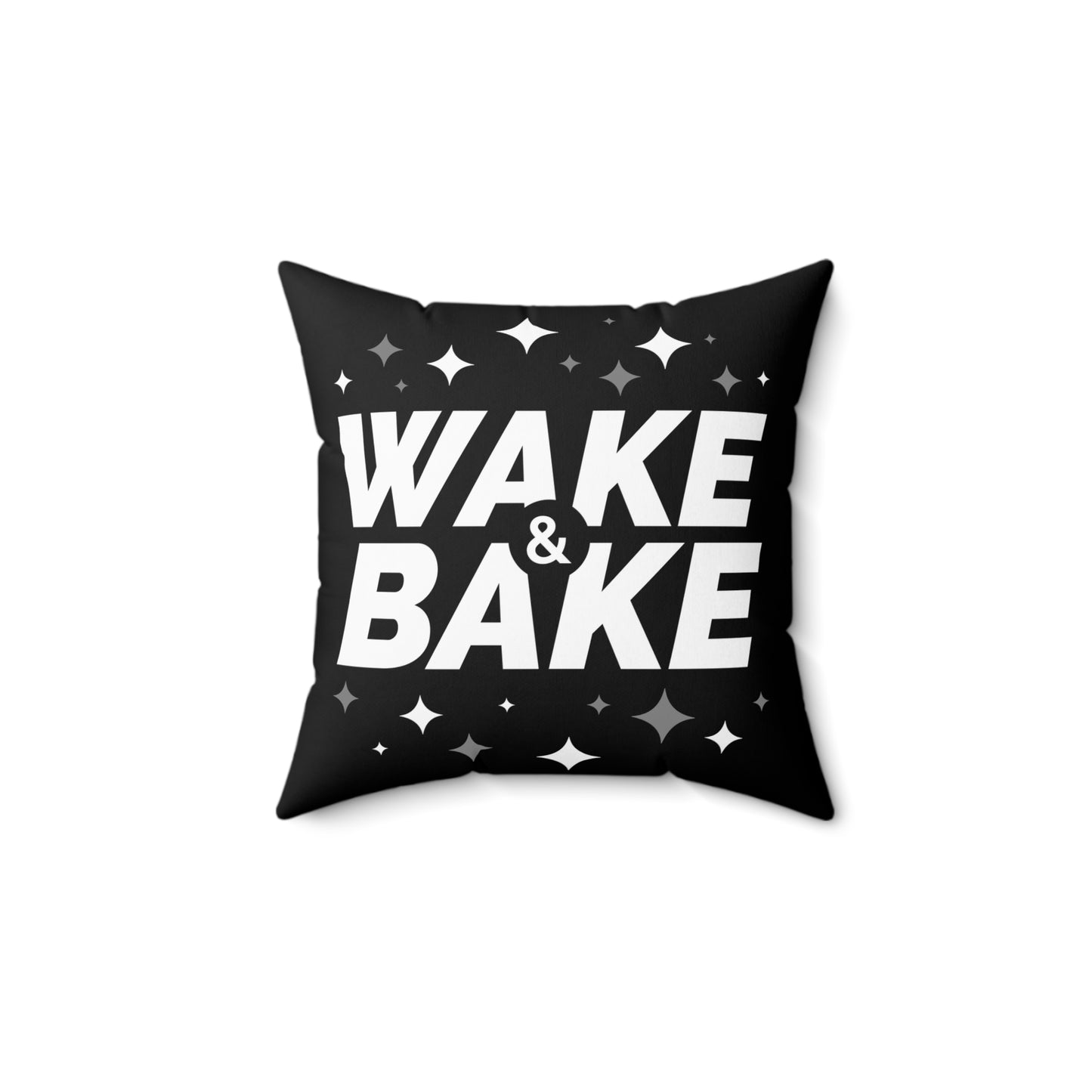 "Wake and Bake" Square Pillow