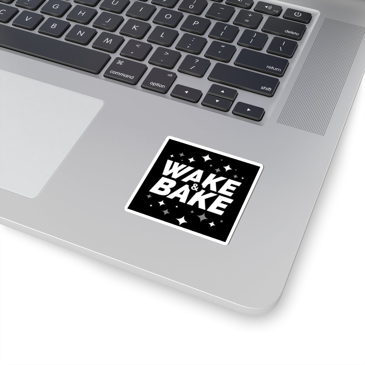 "Wake and Bake" Cut Stickers