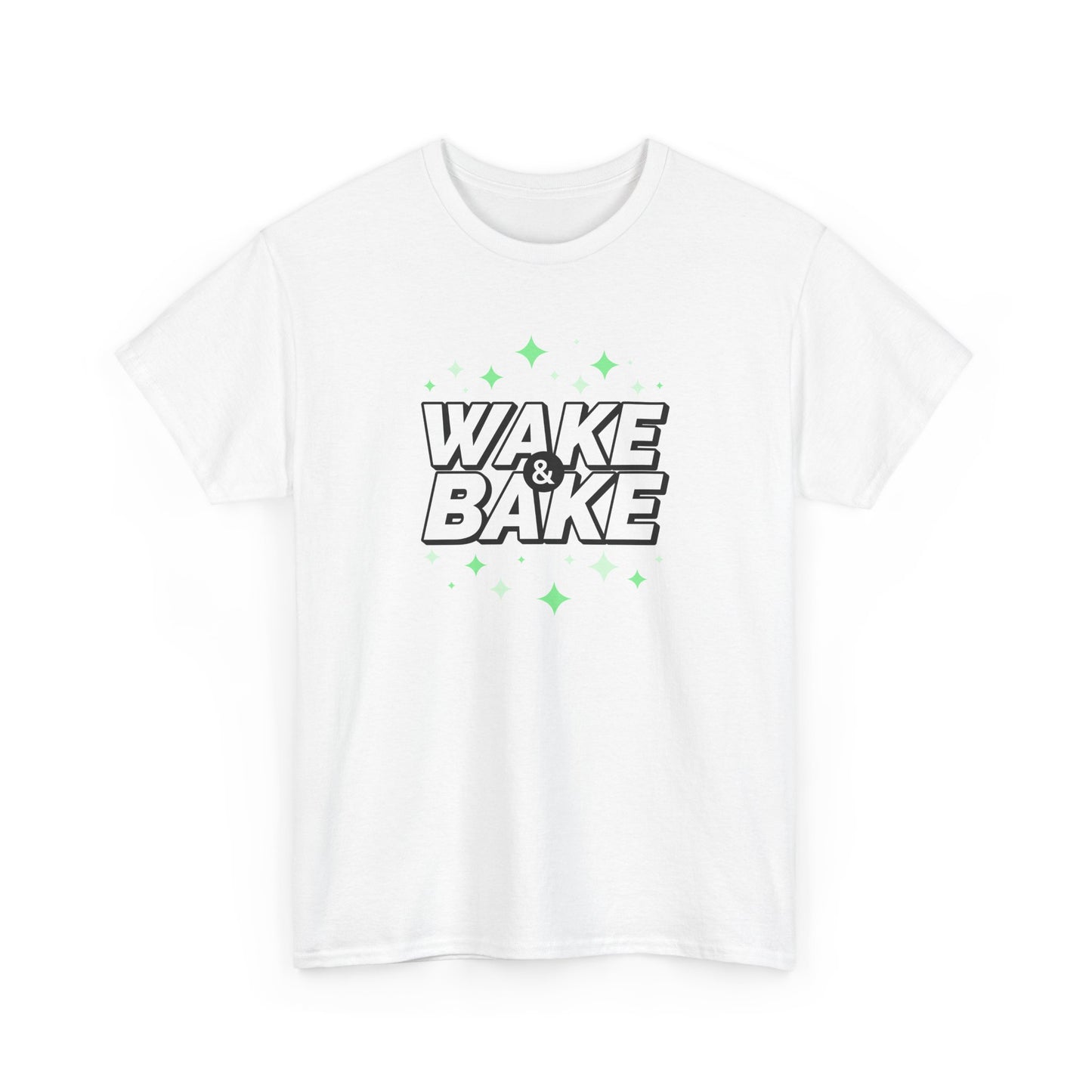 "Wake & Bake" Unisex Heavy Cotton Tee