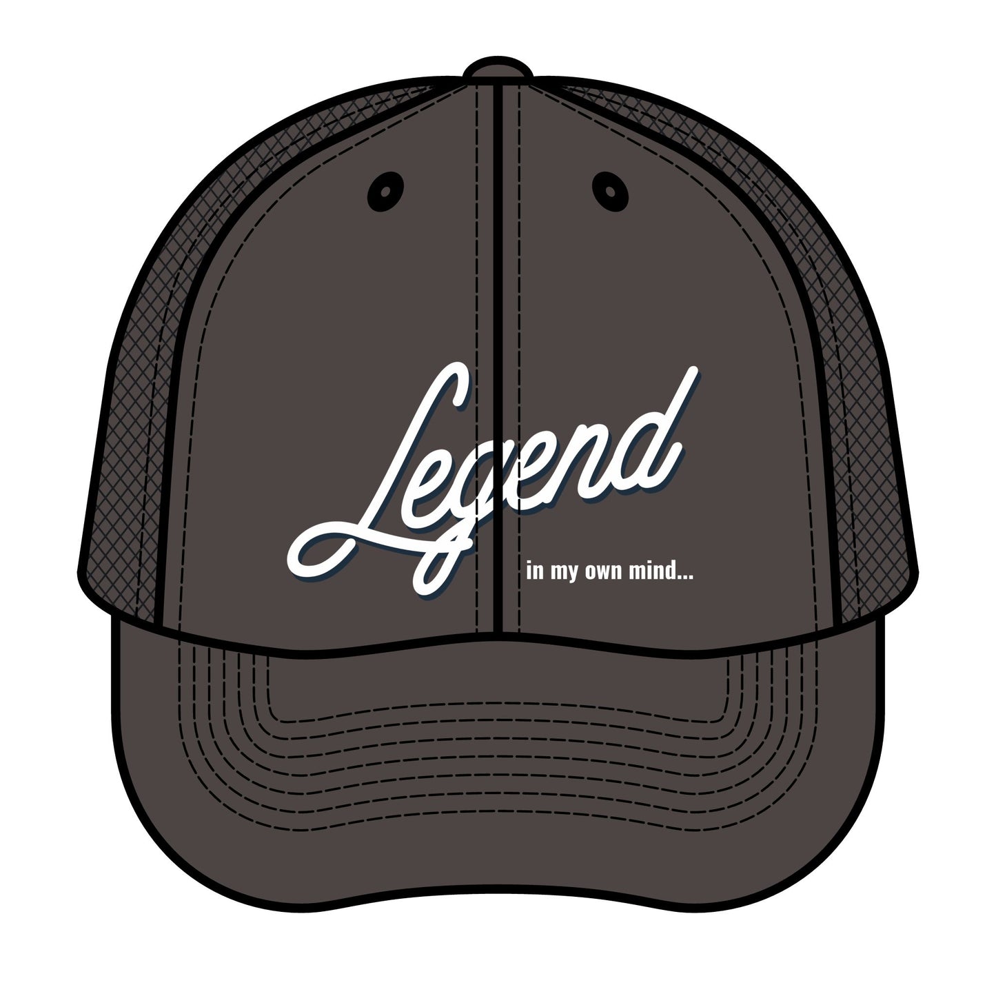 Legend in my own mind. Trucker Retro Hat