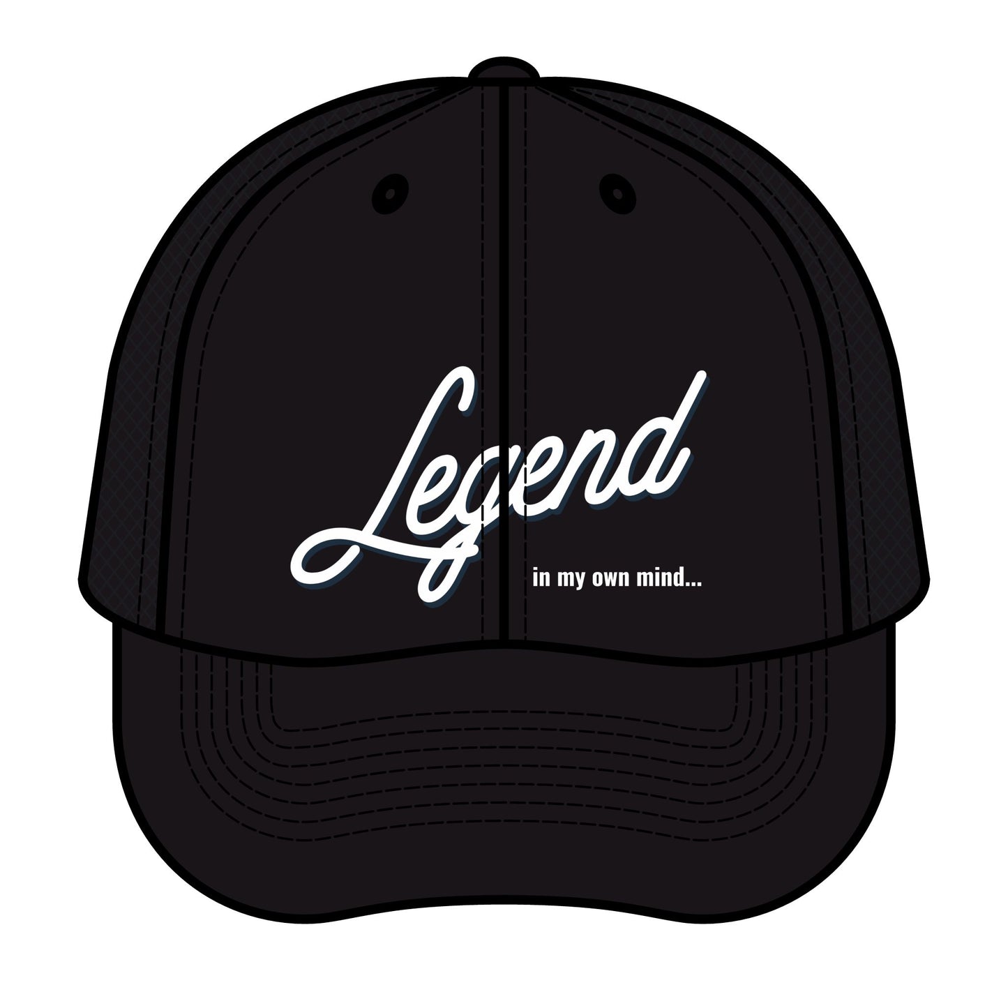 Legend in my own mind. Trucker Retro Hat