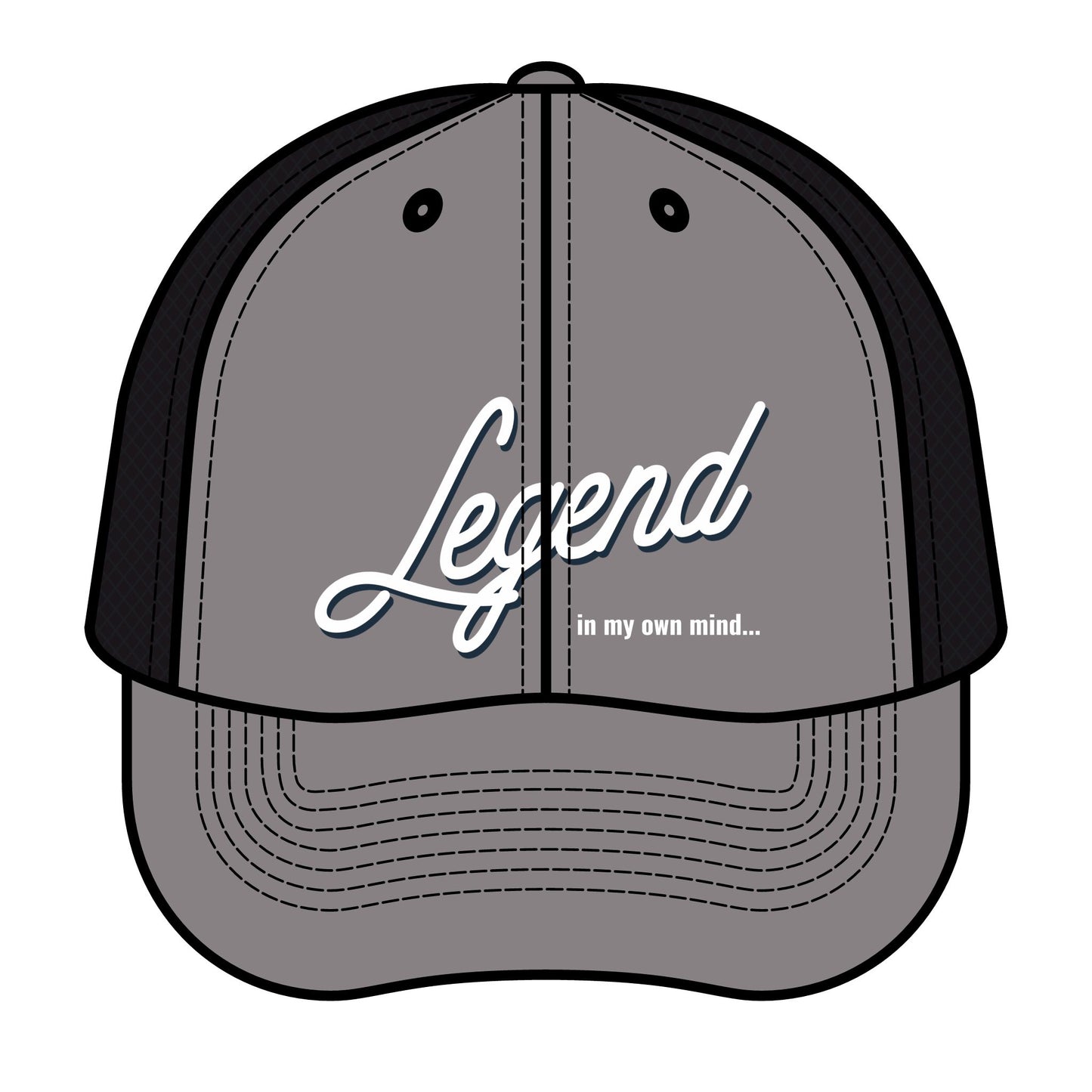 Legend in my own mind. Trucker Retro Hat